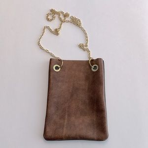 NEW Leather cell phone crossbody/pouch